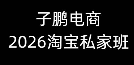 【免费资源】子鹏讲电商·淘宝私家班（更新2026）