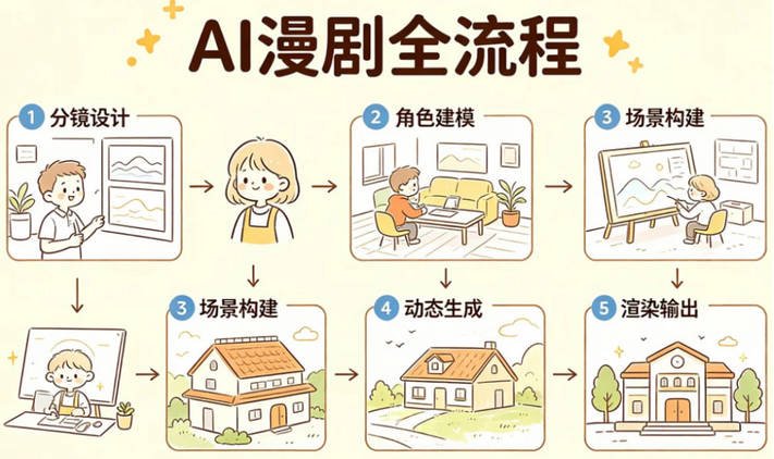 【免费资源】AI漫剧全流程、零基础打造爆款漫剧